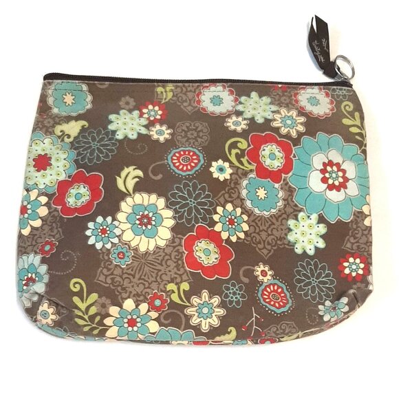 Thirty-One Oversized Make-Up/Tote Bag Floral Fabric - Picture 1 of 3